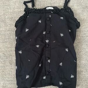 Noodle strap with little flowers